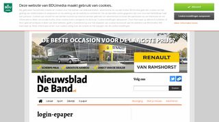 
                            6. login-epaper | Nieuwsblad De Band