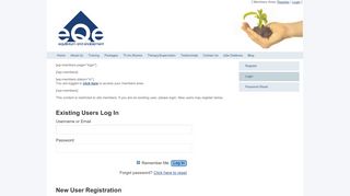 
                            5. Login - eQe - Equilibrium and Enablement (eQe) Ltd