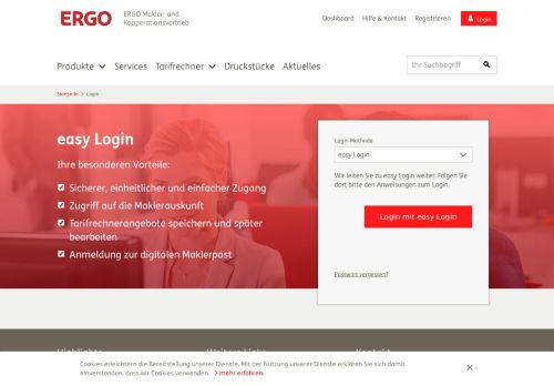 
                            3. Login - ERGO Maklerportal