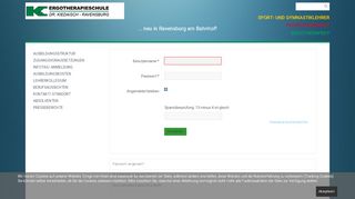 
                            3. Login - Ergotherapieschule Dr. Kiedaisch