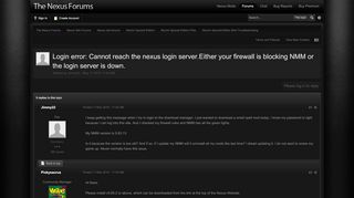 
                            4. Login error: Cannot reach the nexus login server.Either your ...