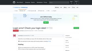 
                            4. Login error! Check your login data! · Issue #1733 · instabot-py/instabot ...