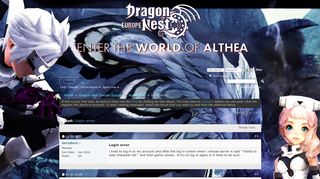 
                            9. Login error - Dragon Nest Forum Shanda Europe Old - Dragon Nest Europe