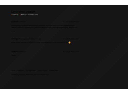 
                            3. Login error/ problem - Battleborn General Discussion - The ...