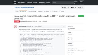 
                            11. Login errors return OK status code in HTTP and in response body ...