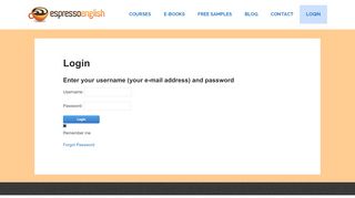 
                            12. Login – Espresso English