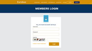 
                            5. Login - EuroBux - Earn 0.10€ per click