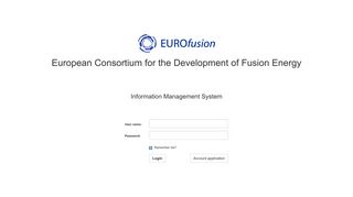 
                            2. Login - EUROfusion