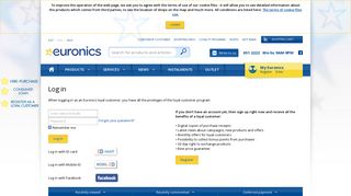 
                            1. Login - Euronics