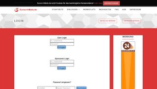
                            3. Login - Euros-4-Mails.de - Dein Paidmailer mit Verdienst