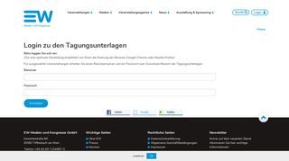 
                            1. Login : EW Medien