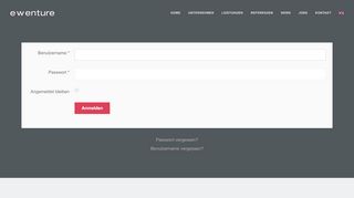 
                            10. Login - e.w.enture GmbH