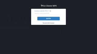 
                            3. Login Ex cliente MPS - Widiba