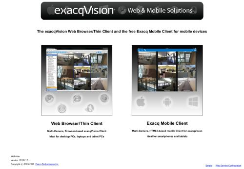 
                            1. Login - Exacq Technologies