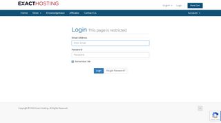 
                            13. Login - Exact Hosting