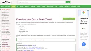 
                            13. Login Example - Javatpoint