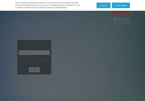
                            8. Login - ExCeL London