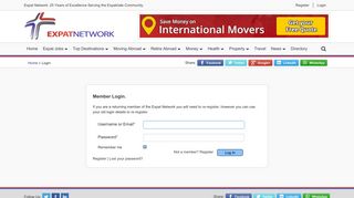 
                            6. Login - Expat Network