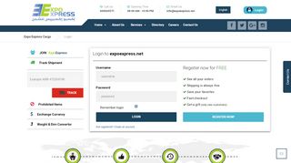 
                            8. Login – Expo Express Cargo