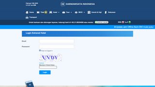 
                            3. Login Extranet Hotel - Darmawisata Indonesia