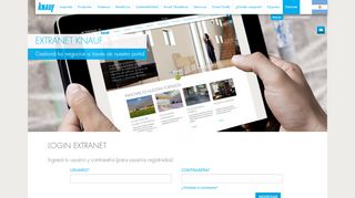 
                            9. Login extranet - Knauf Argentina