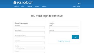 
                            8. Login - EZ-Robot