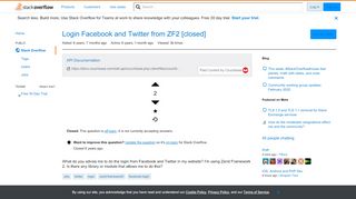 
                            10. Login Facebook and Twitter from ZF2 - Stack Overflow