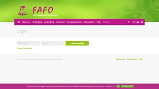 
                            2. Login - FAFO - Freie Akademie für Osteopathie