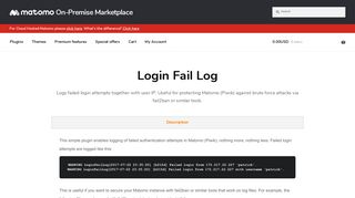 
                            10. Login Fail Log - Matomo Plugins Marketplace