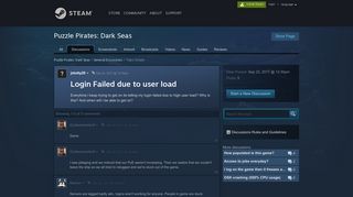
                            8. Login Failed due to user load :: Puzzle Pirates: Dark Seas General ...