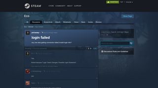 
                            3. login failed :: Eco General Discussions - Steam Community