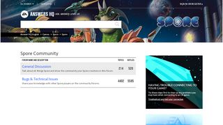 
                            3. Login Failed - error connecting to Spore servers - The Official ...