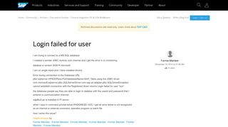 
                            12. Login failed for user - archive SAP