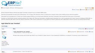
                            12. login failed for user 'temelset' - ERP Ne Forum ve ERP Nedir Platformu