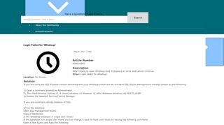 
                            12. Login Failed for 'Whatsup' - Ipswitch Community