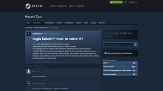 
                            1. login failed!!? how to solve it? :: Hazard Ops General Discussions