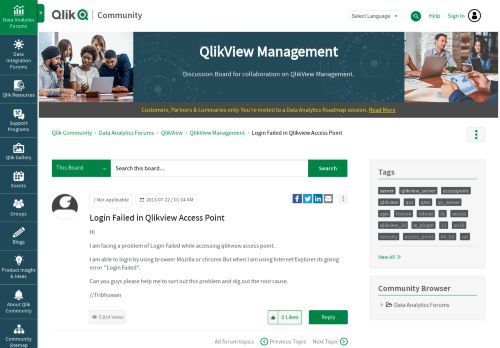 
                            1. Login Failed in Qlikview Access Point | Qlik Community