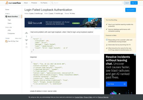 
                            5. Login Failed Loopback Authentication - Stack Overflow