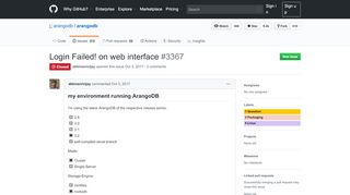
                            5. Login Failed! on web interface · Issue #3367 · arangodb/arangodb ...