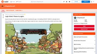 
                            9. Login failed. Please try again. : MapleStoryM - Reddit