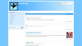 
                            3. Login failed. The password you supplied does not match ... - Soulseek