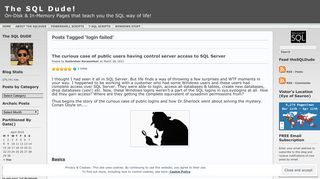 
                            11. login failed « The SQL Dude!
