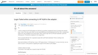 
                            9. Login Failed while connecting to HP ALM in the adaptor. - Jazz ...