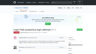 
                            6. Login Fails (suspicious login attempt) · Issue #415 · instagrambot ...