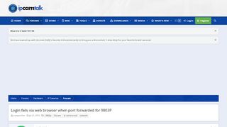 
                            13. Login fails via web browser when port forwarded for 9803P | IP Cam ...