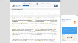 
                            5. login failure - Traduction française – Linguee