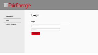 
                            6. Login- FairEnergie