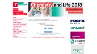 
                            10. Login | Fakulta chemická VUT v Brně