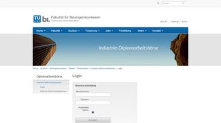 
                            6. Login: Fakultät für Bauingenieurwesen