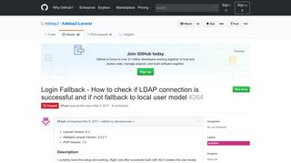
                            3. Login Fallback - How to check if LDAP connection is successful and if ...